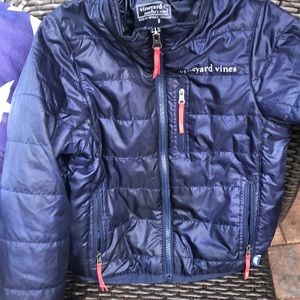 Navy Vineyard Vines Coat for kids